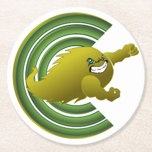 Coloma Comets #2 Round Paper Coaster