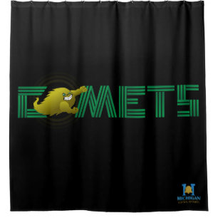 Coloma Comets #3 Shower Curtain