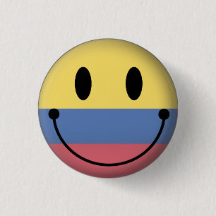 Colombia 3 Cm Round Badge