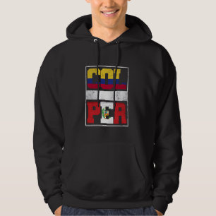 Colombia and Peru Mix Colombian Peruvian Roots Hoodie