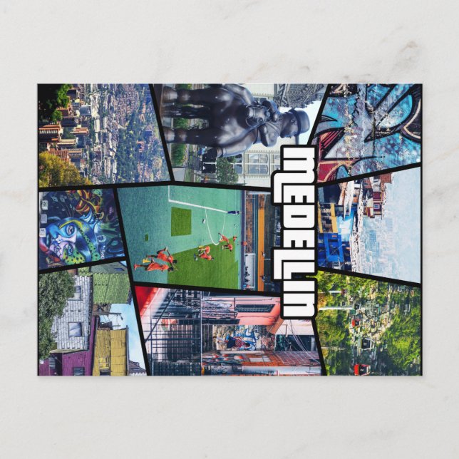 Colombia Antioquia Medellin Postcard (Front)