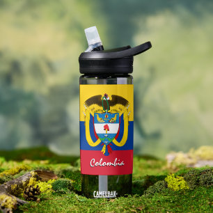Colombia bottle, patriotic Colombian Flag Water Bottle