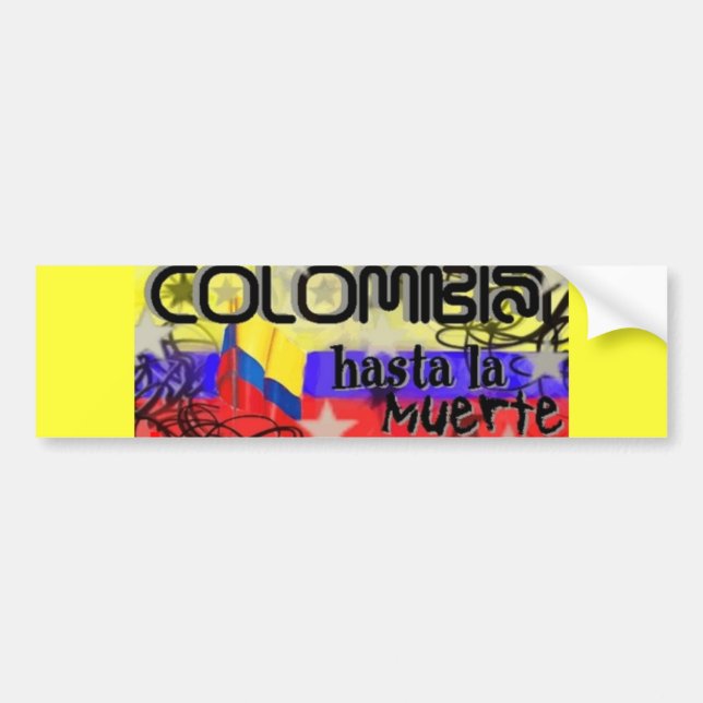 COLOMBIA BUMPER STICKER (Front)