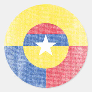 COLOMBIA CLASSIC ROUND STICKER