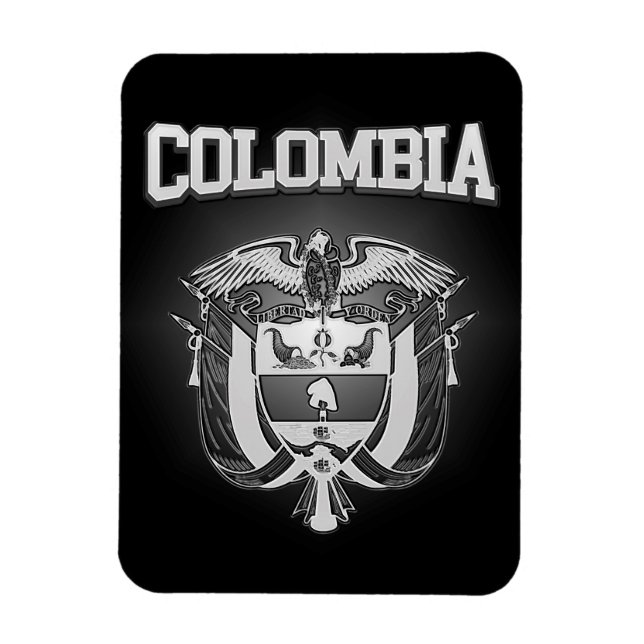 Colombia Coat of Arms Magnet (Vertical)