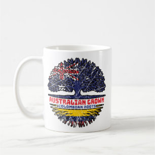 Colombia Colombian Australian Australia Tree Roots Coffee Mug