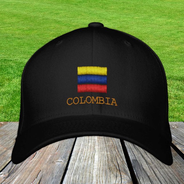 Colombia & Colombian Flag fashion / Patriots Embroidered Hat (Creator Uploaded)
