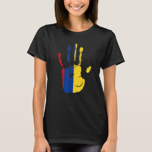 Colombia Colombian Flag Hand Men Women Kids T-Shirt