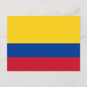 Colombia (Colombian) Flag Postcard