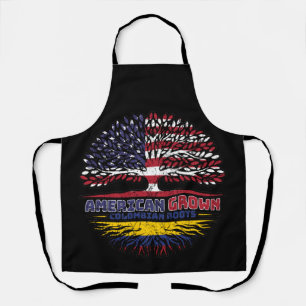 Colombia Colombian US American USA United States Apron