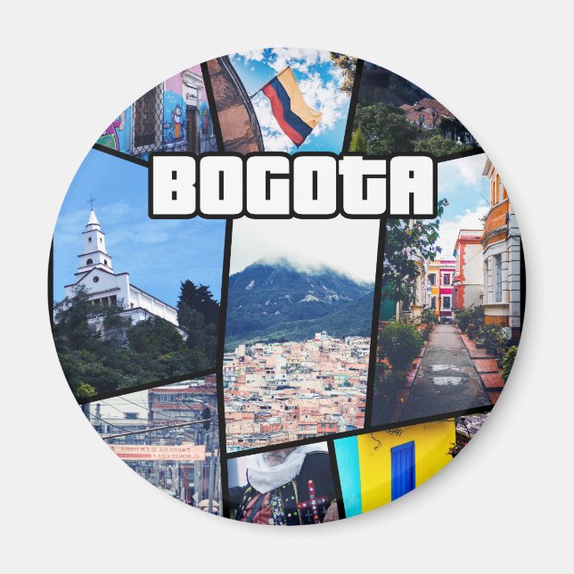 Colombia Cundinamarca Bogota Magnet (Front)