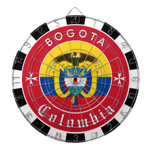 Colombia Dartboard, Colombian Flag darts / game Dartboard