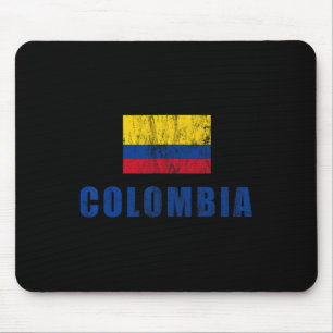 Colombia Design Columbian Clothing Outfit Small Mouse Pad