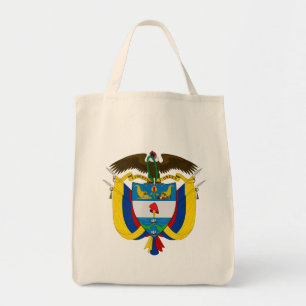 colombia emblem tote bag