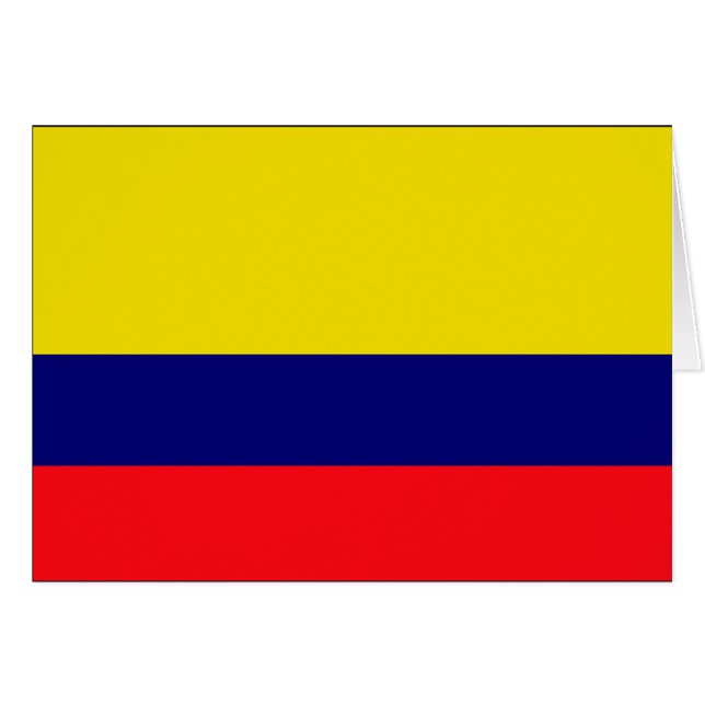 Colombia flag (Front Horizontal)