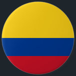 Colombia Flag 6 Cm Round Badge<br><div class="desc">Search "wowsmiley" for more products like this one.</div>
