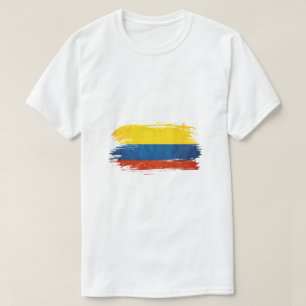 Colombia Flag Art T-Shirt