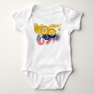 Colombia Flag Baby Bodysuit