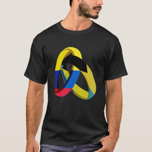 Colombia Flag Bahamas Grown Ring Marriage Wedding T-Shirt