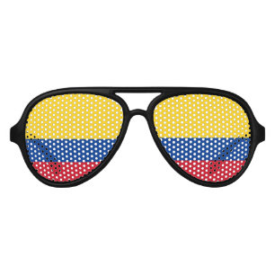 Colombia flag - Bandera De Colombia Aviator Sunglasses