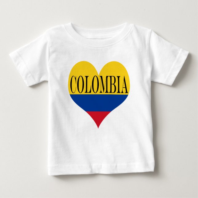 Colombia flag - Bandera De Colombia Baby T-Shirt (Front)