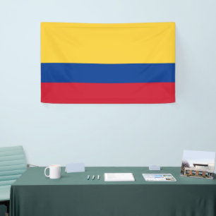 Colombia flag banner