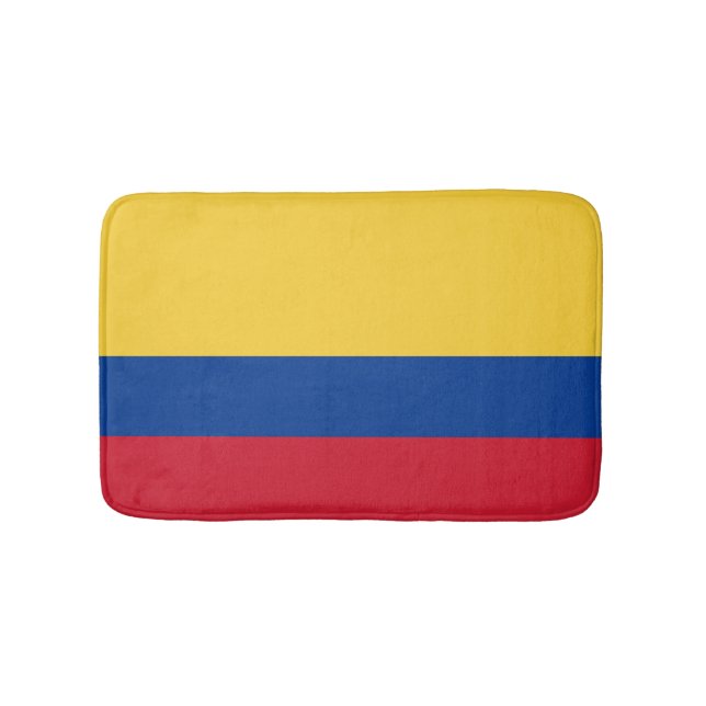 Colombia flag bath mat (Front)