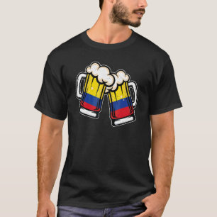 Colombia Flag Beer Mug   Cool Colombian Beer T-Shirt
