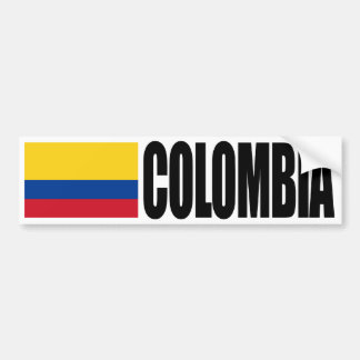 Colombia Flag Bumper Sticker