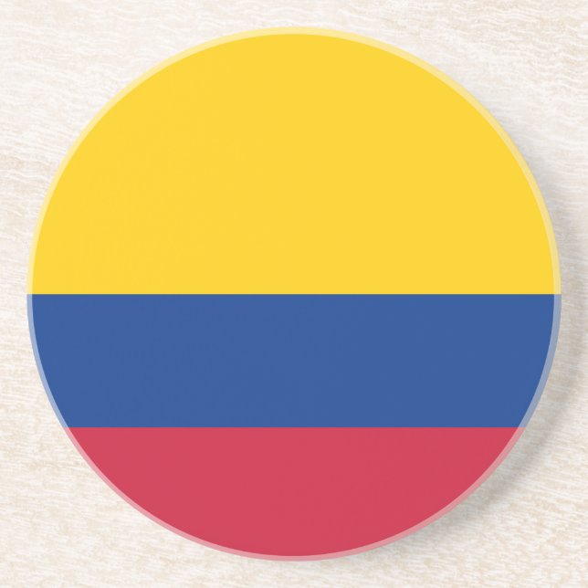 Colombia Flag Coaster (Front)