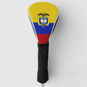 Colombia flag-coat of arms  golf head cover