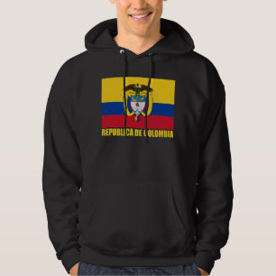 Colombia Flag & Coat of Arms Hoodie