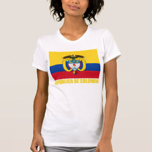 Colombia Flag & Coat of Arms T-Shirt