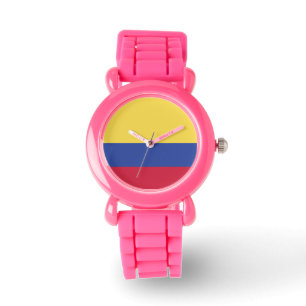 Colombia Flag Emblem Watch