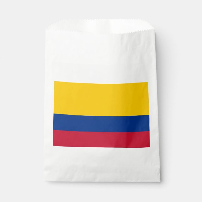 Colombia Flag Favour Bags (Front)