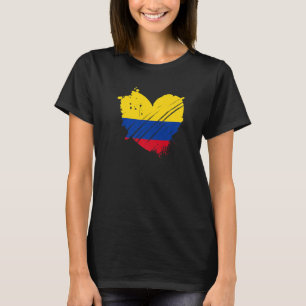 Colombia Flag I love It is in my DNA Colombians T-Shirt