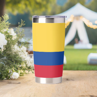 Colombia flag insulated tumbler