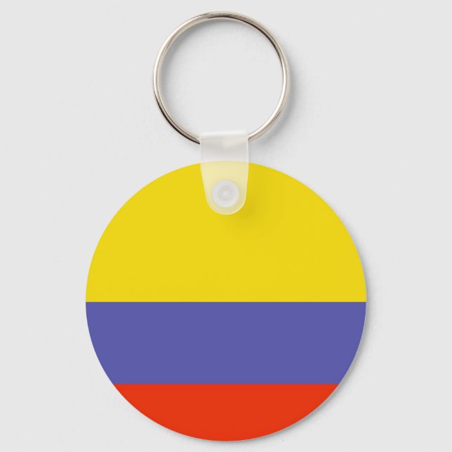 Colombia Flag Key Ring (Front)