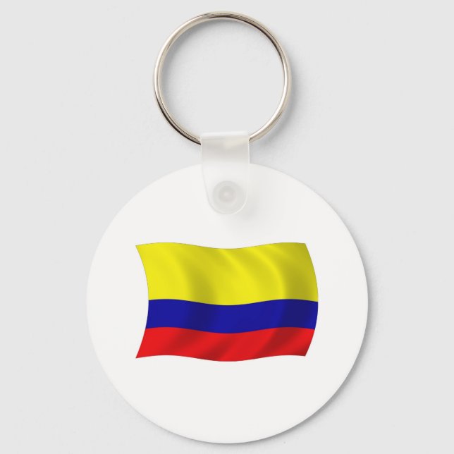 Colombia Flag Keychain (Front)