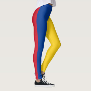 Colombia flag leggings