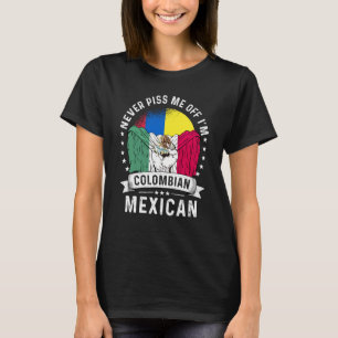 Colombia Flag Mexico Grown  Humour Citizen Pride T-Shirt