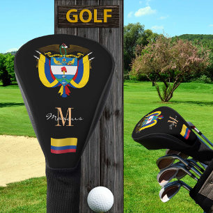 Colombia & Flag Monogrammed Golf Clubs Covers