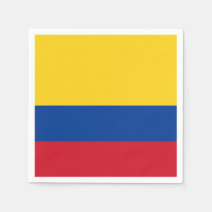 Colombia Flag Napkin
