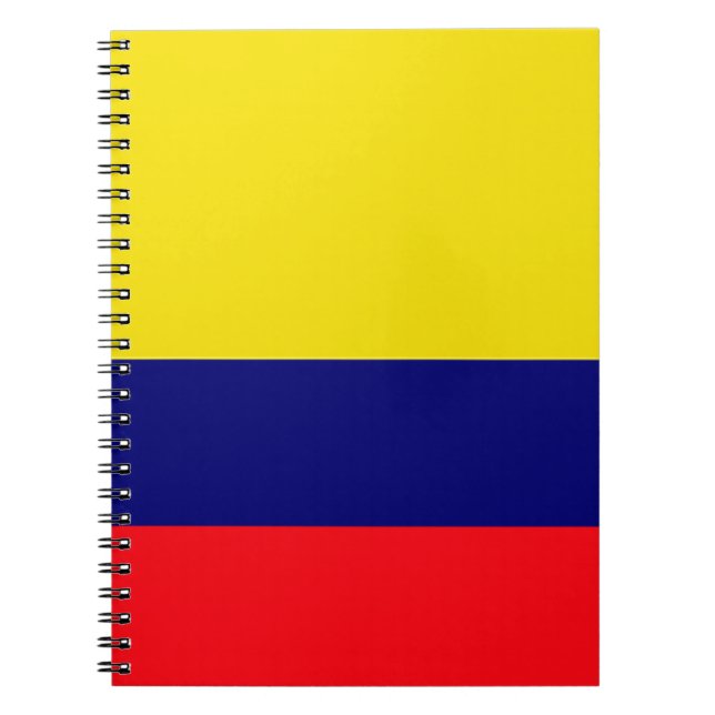 Colombia flag notebook (Front)
