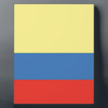 Colombia Flag Plaque<br><div class="desc">support your country</div>