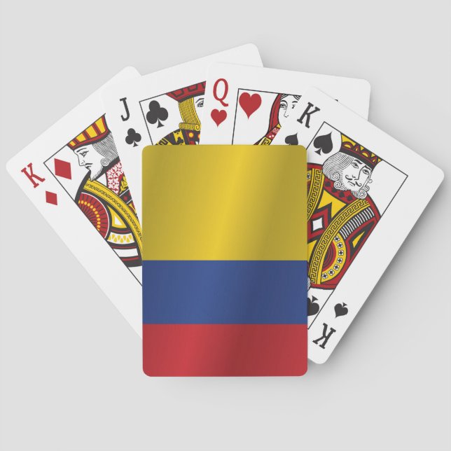 Colombia flag playing cards (Back)
