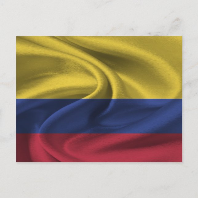 Colombia Flag Postcard (Front)