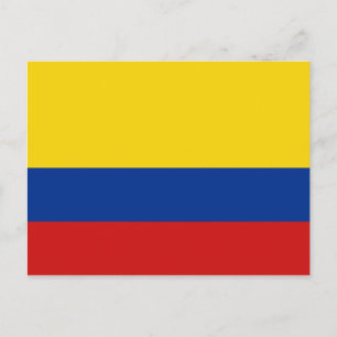 Colombia Flag Postcard