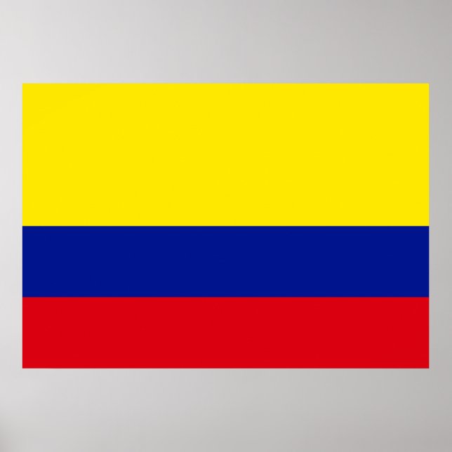 Colombia Flag Poster (Front)