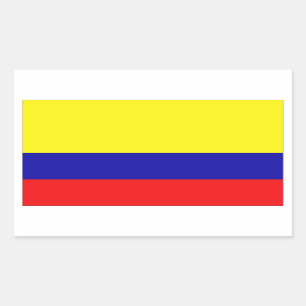 Colombia Flag Rectangular Sticker